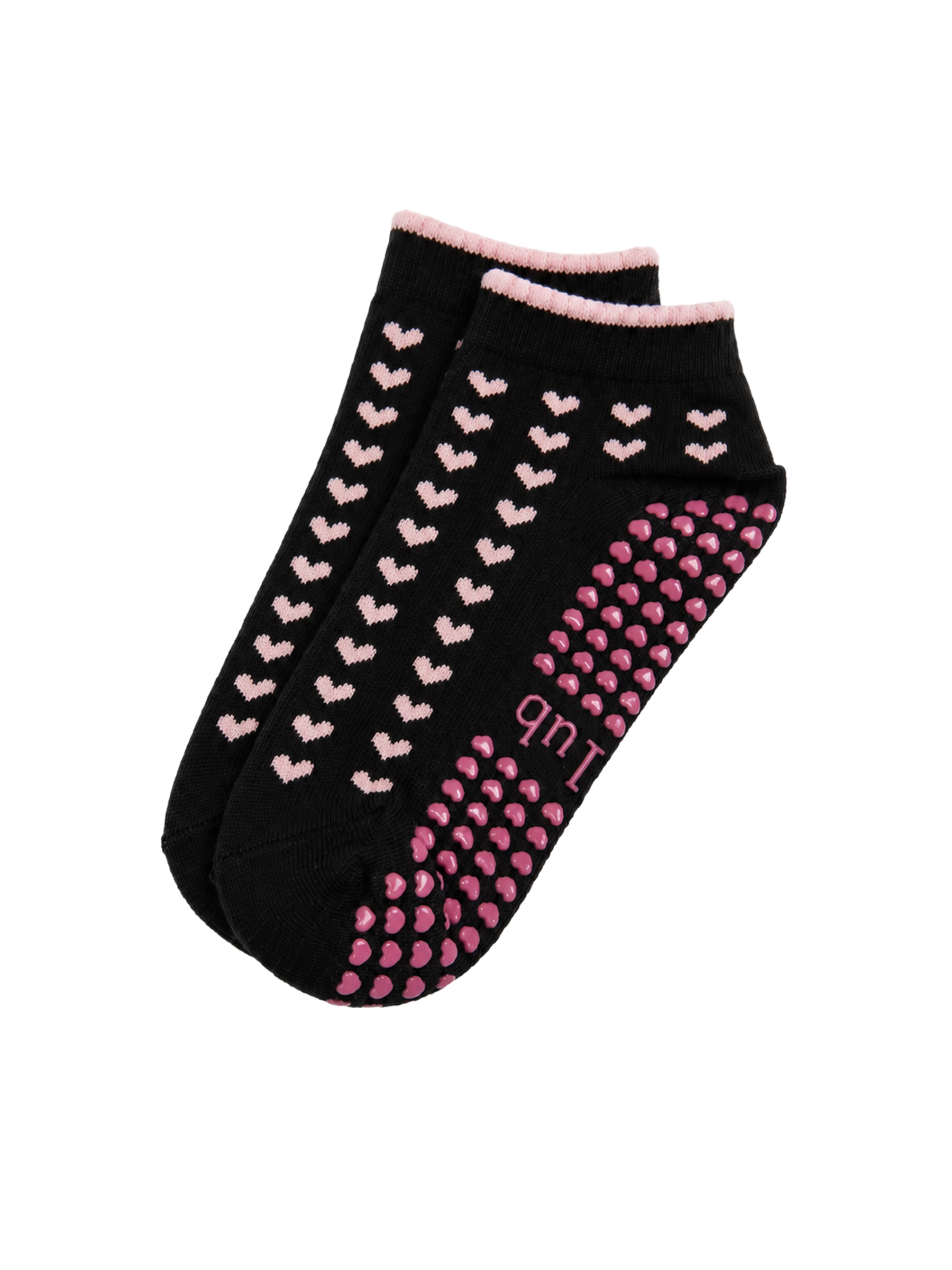 Love Ankle Grippy Socks • Black