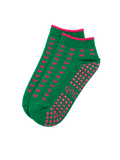 Love Ankle Grippy Socks • Green