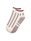 Love Ankle Grippy Socks • White