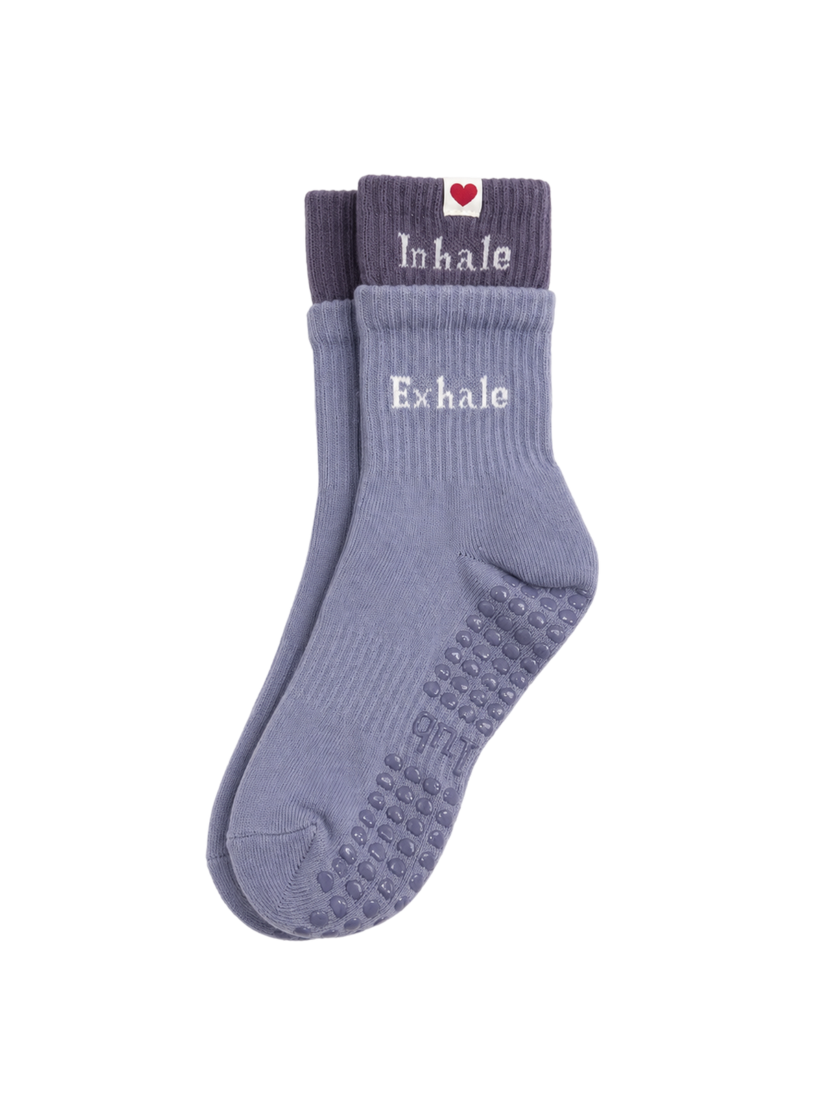 Breath Crew Grippy Socks • Taro Purple