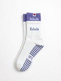 Breath Crew Grippy Socks • White