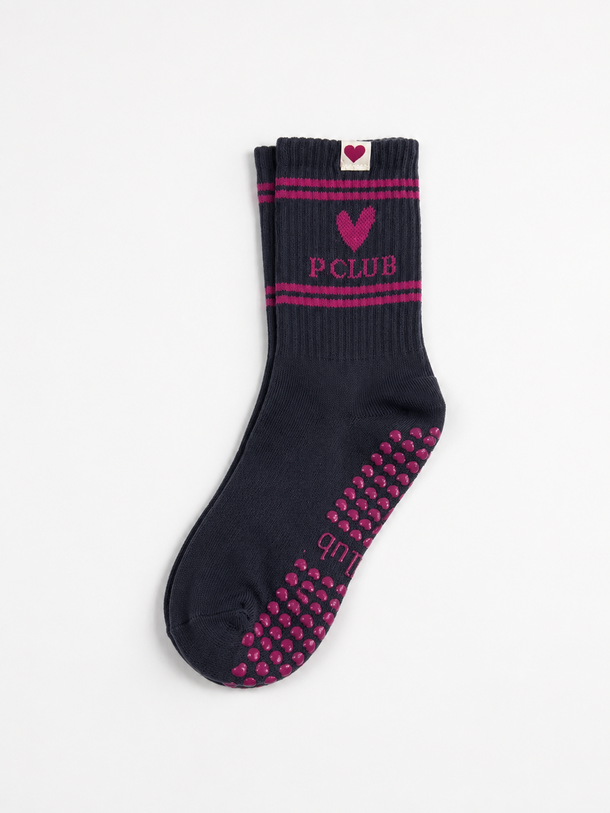 Varsity Crew Grippy Socks • Grey