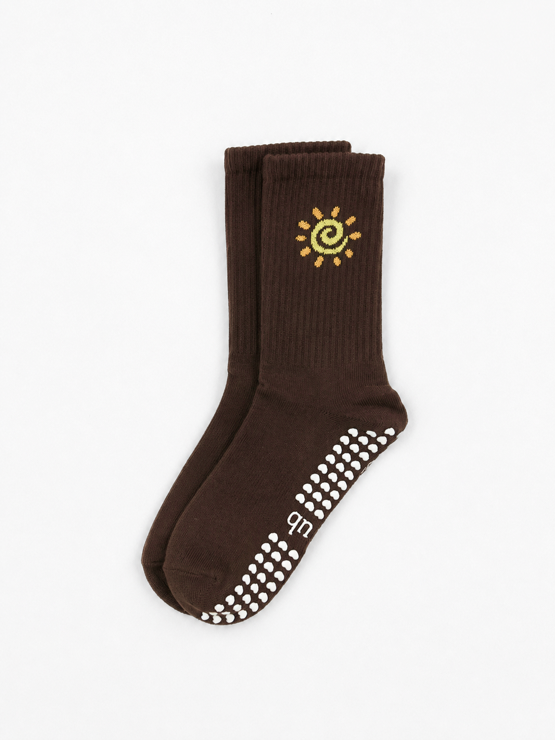 Sunshine Crew Grippy Socks • Cocoa
