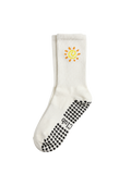 Sunshine Crew Grippy Socks • White