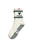 Varsity Crew Grippy Socks • Green