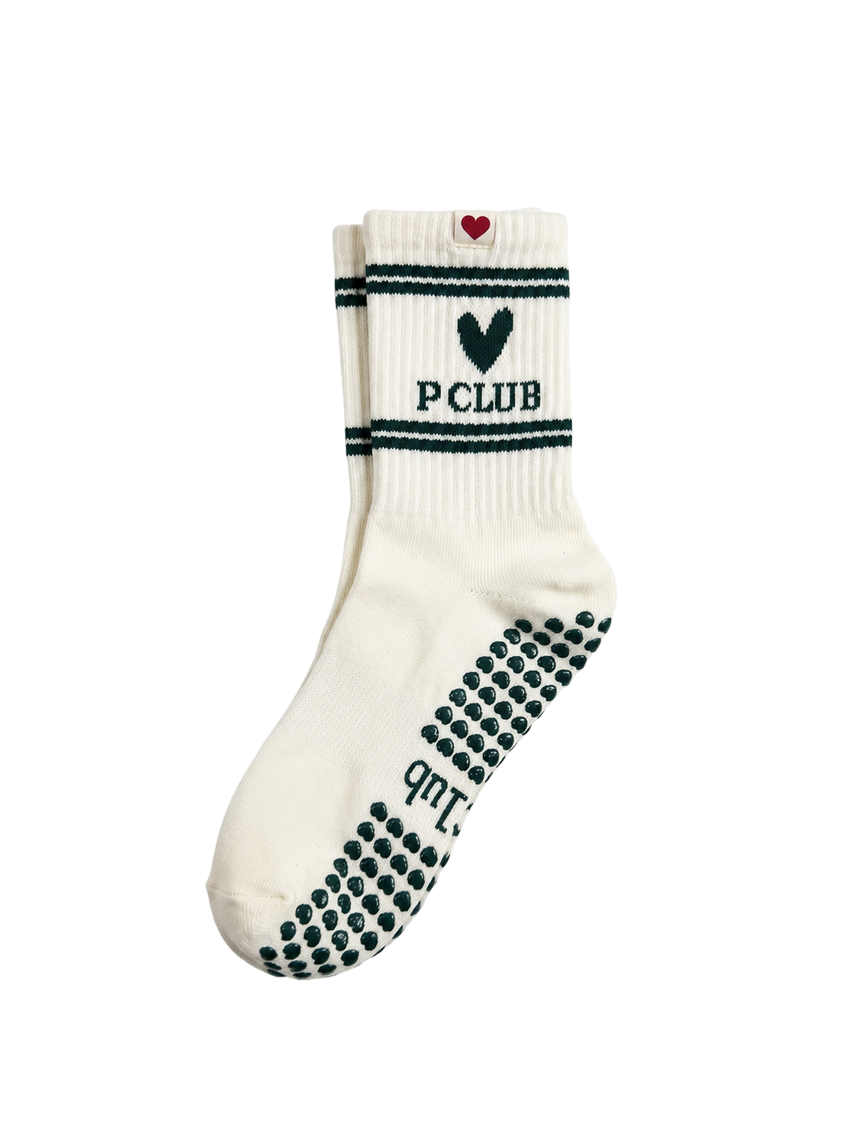 Varsity Crew Grippy Socks • Green